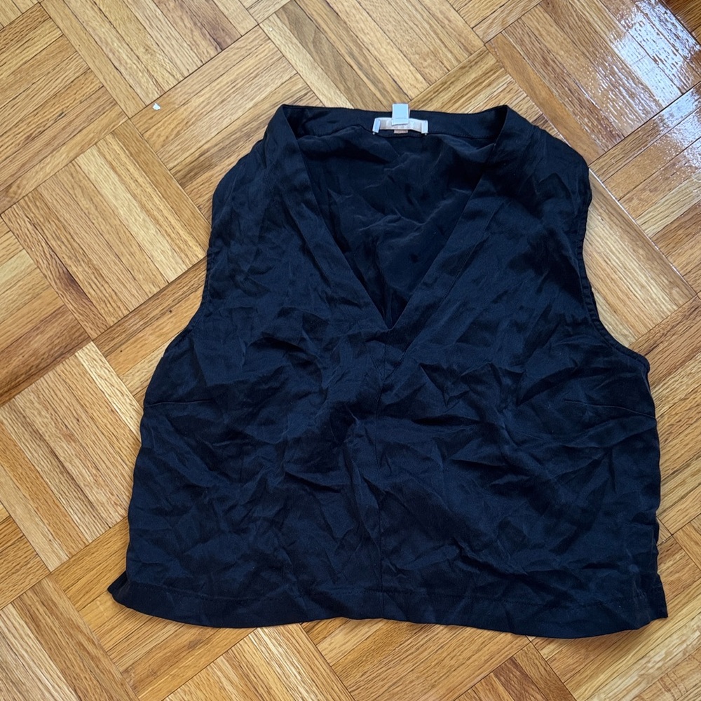 Lunya Black V-Neck Tank Top